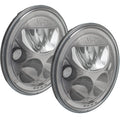 2007-2017 Jeep JK VX LED Headlight Kit - Black Chrome | White Halo