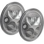 2007-2017 Jeep JK VX LED Headlight Kit - Black Chrome | White Halo
