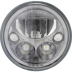 2007-2017 Jeep JK VX LED Headlight Kit - Black Chrome | White Halo