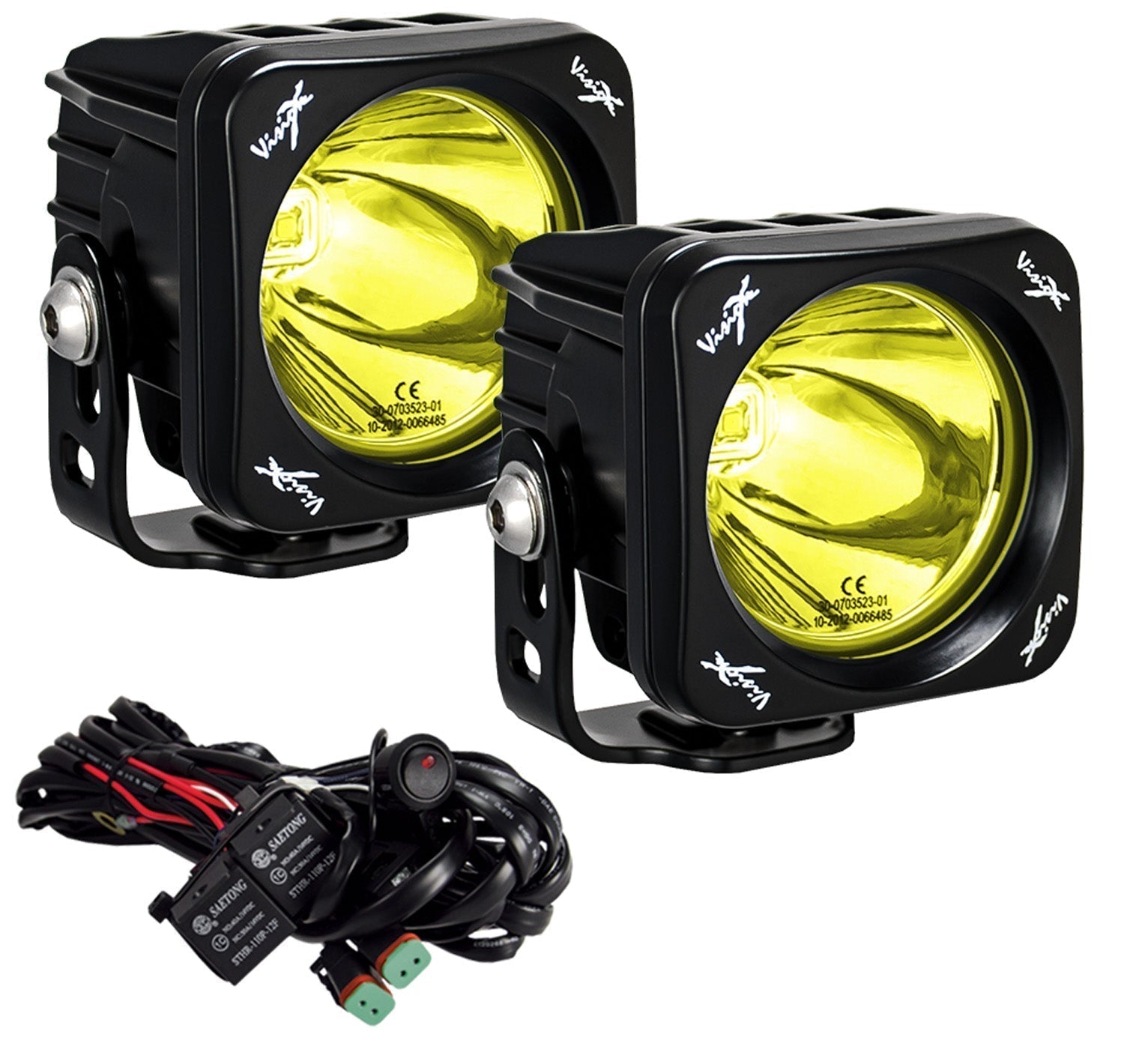 3" Square CG2 Single LED Light Cannon Kit