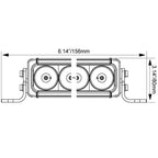 6" XPR-S LED Light Bar